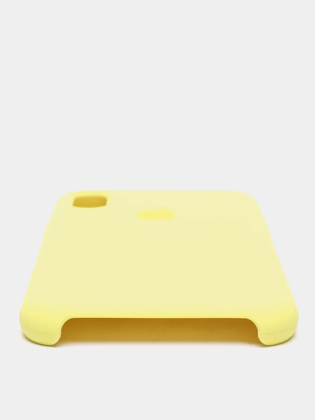 Желтый чехол Silicone Case для iPhone X/XS силиконовый