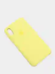 Желтый чехол Silicone Case для iPhone X/XS силиконовый
