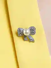 Серебряный брошь с жемчугом "Бабочка", "Бант", "Лист", "Стрекоза"