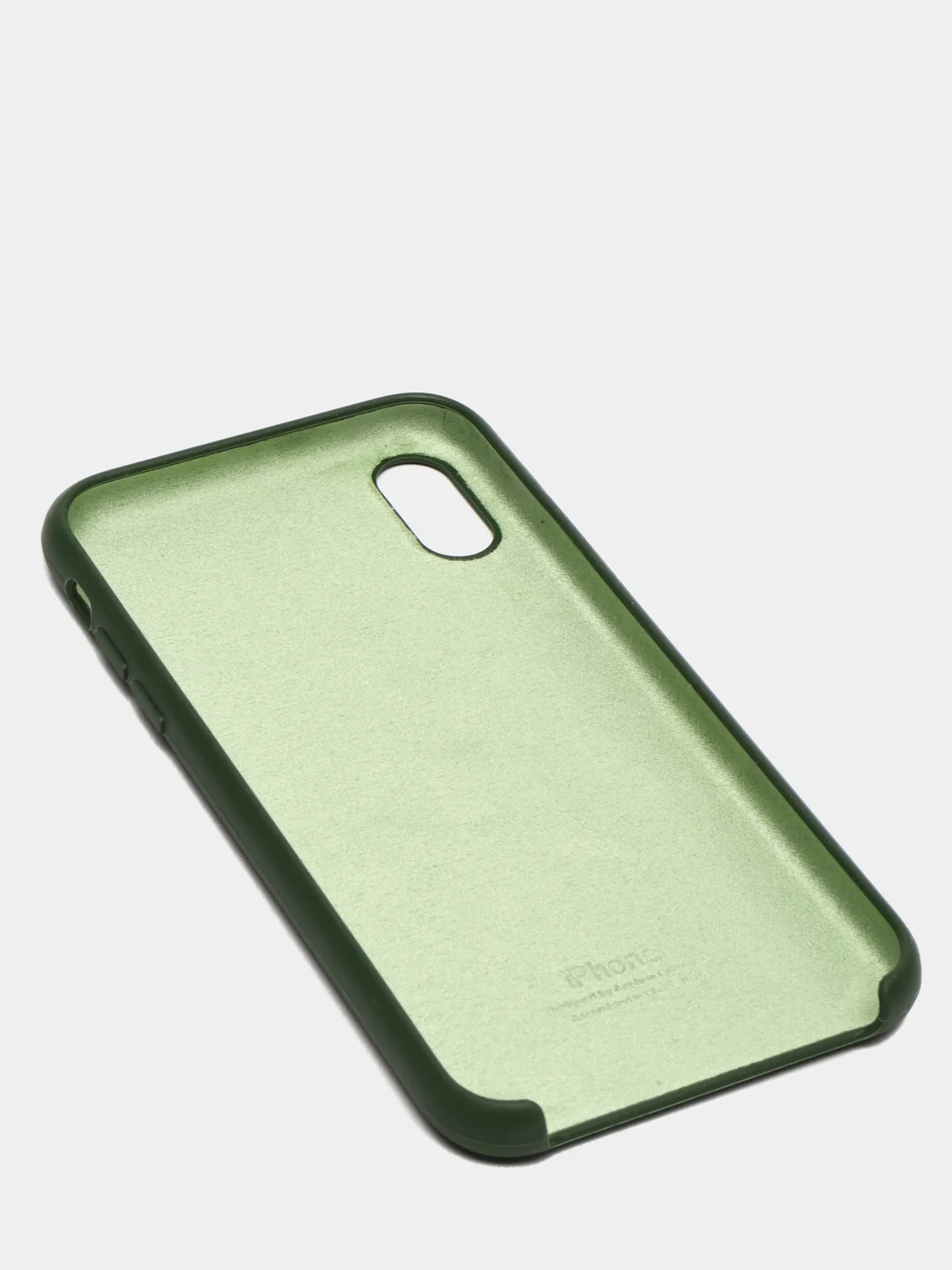 Зеленый чехол силиконовый для iPhone  Silicone 7/8/,7/8 Plus,X/ XS,XS Max,XR,11,11 Pro,11 Pro Max