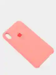Кораллово-розовый чехол Silicone Case для iPhone XS Max