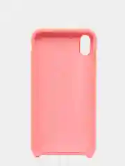Кораллово-розовый чехол Silicone Case для iPhone XS Max