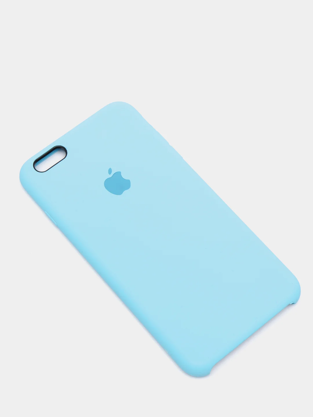 Голубой чехол Silicone Case для iPhone 6s Plus, силиконовый