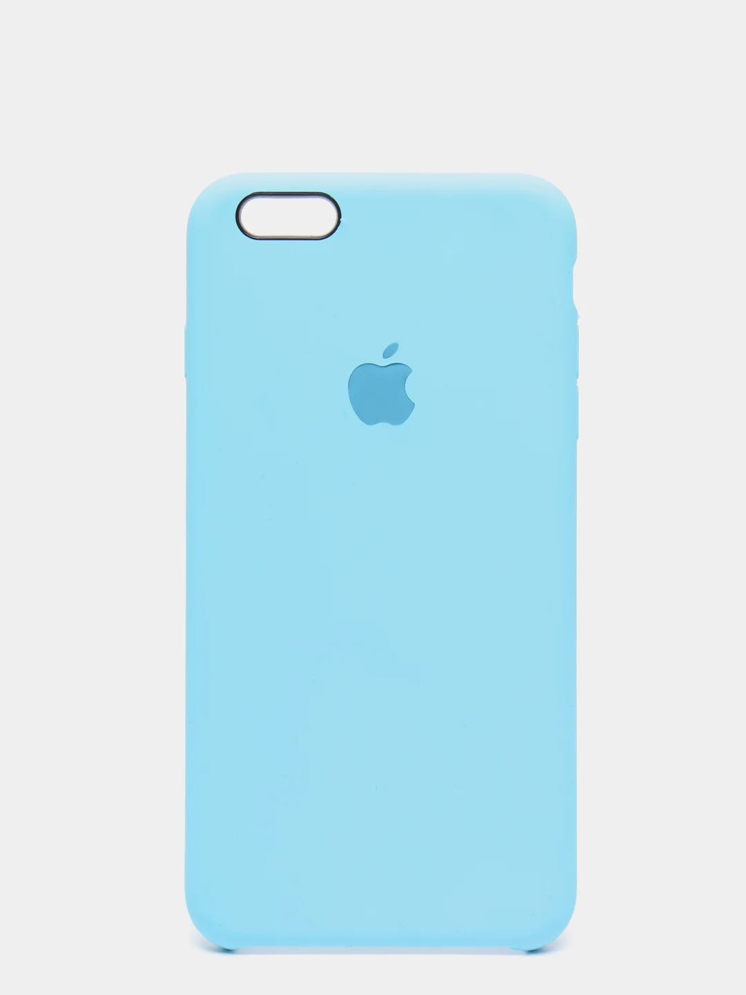 Голубой чехол Silicone Case для iPhone 6s Plus, силиконовый
