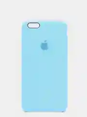 Голубой чехол Silicone Case для iPhone 6s Plus, силиконовый