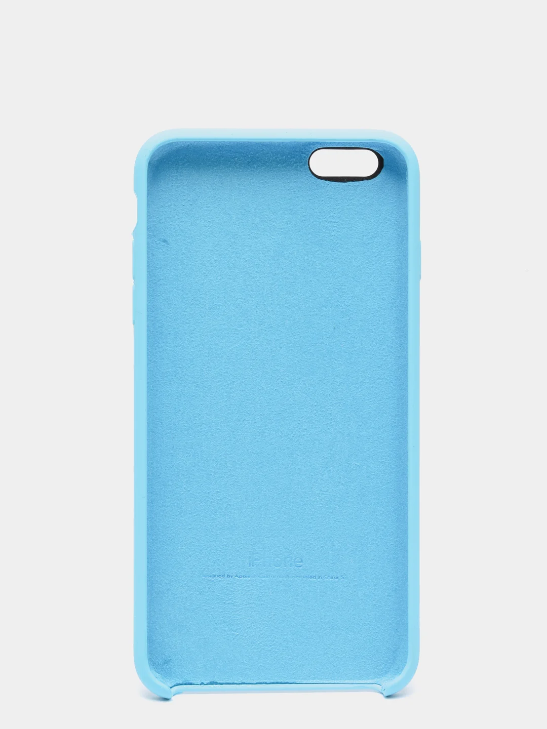 Голубой чехол Silicone Case для iPhone 6s Plus, силиконовый