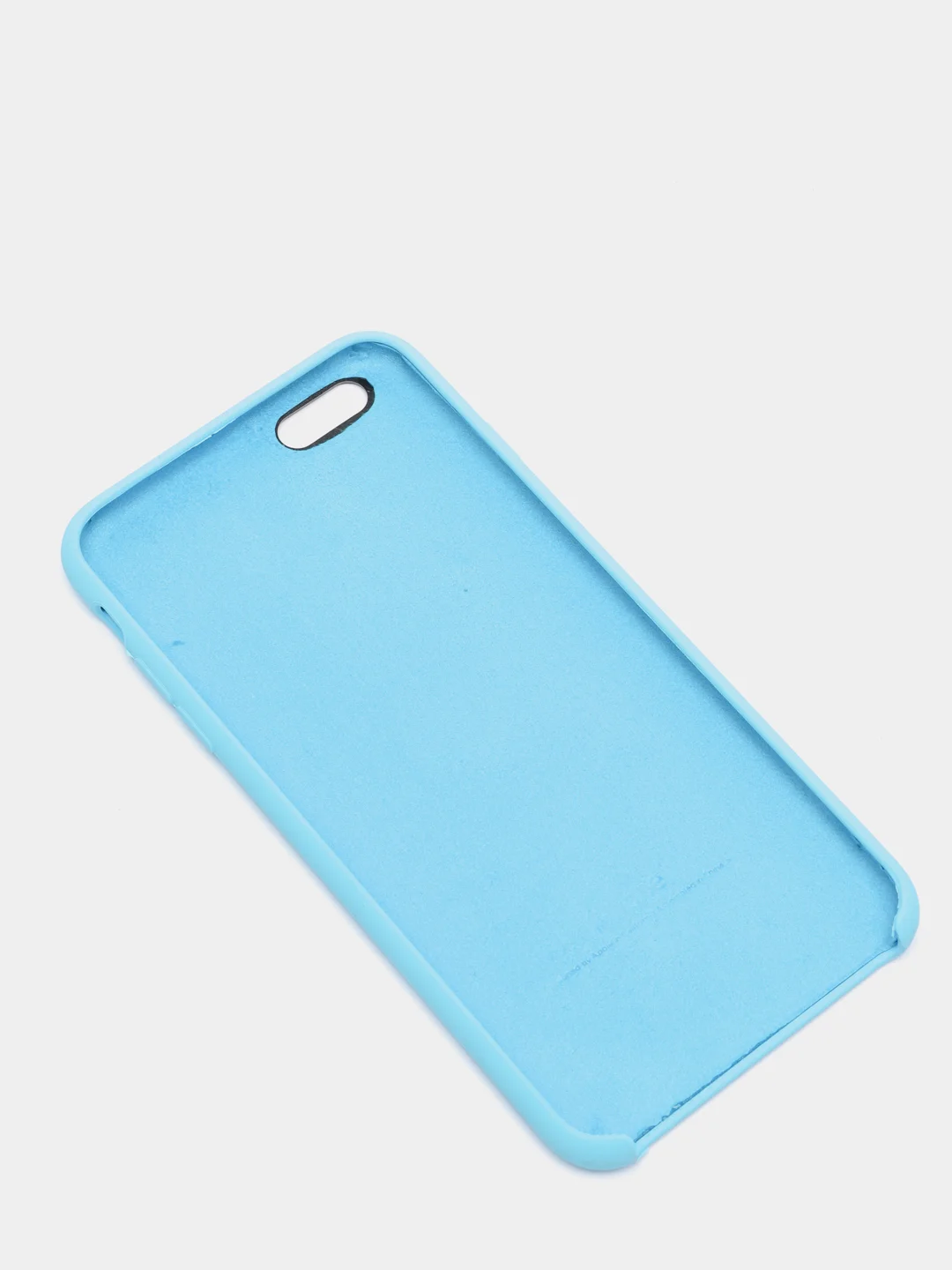 Голубой чехол Silicone Case для iPhone 6s Plus, силиконовый