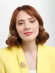 Бежевый меланж брошь на булавке