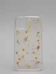 Желтый чехол "Настоящие цветы" для iPhone 11