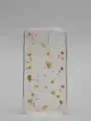 Желтый чехол "Настоящие цветы" для iPhone 11