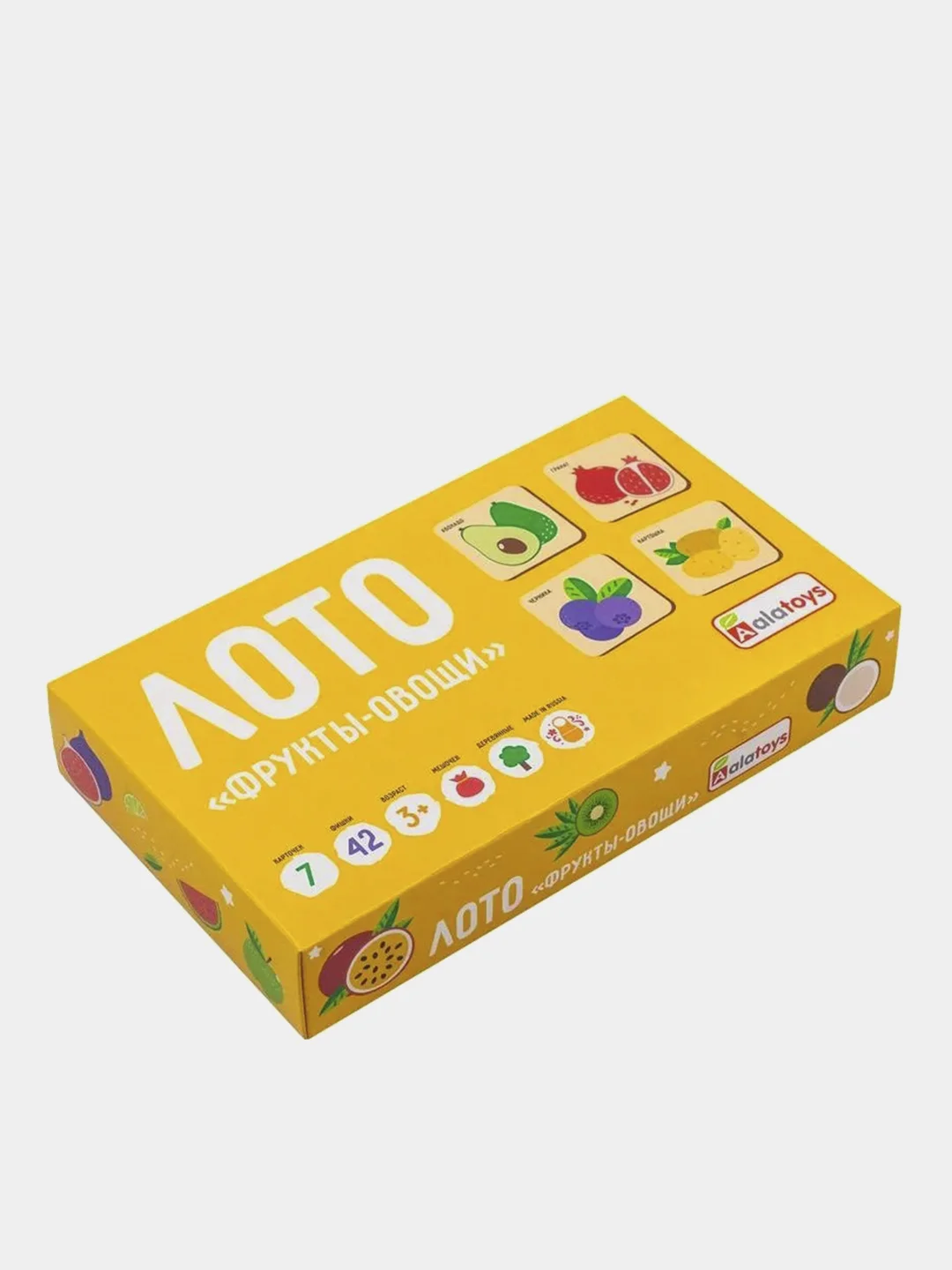 Лото "Овощи-фрукты" Alatoys