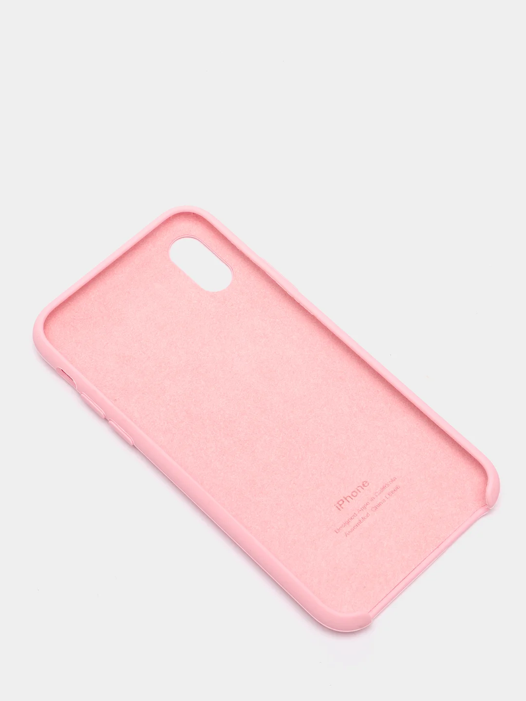 Коралловый чехол Silicone Case для iPhone X/XS силиконовый