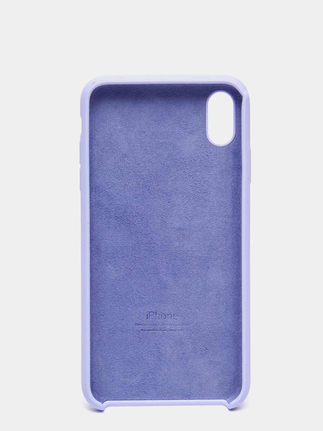 Аметистовый чехол Silicone Case для iPhone XS Max