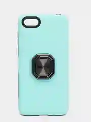 Бирюзовый чехол Honor 7A /7A Prime / 7S / Huawei Y5 2018 /Y5 Lite /Y5 Prime, с металлическим кольцом