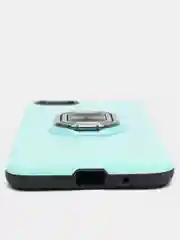 Бирюзовый чехол Honor 7A /7A Prime / 7S / Huawei Y5 2018 /Y5 Lite /Y5 Prime, с металлическим кольцом
