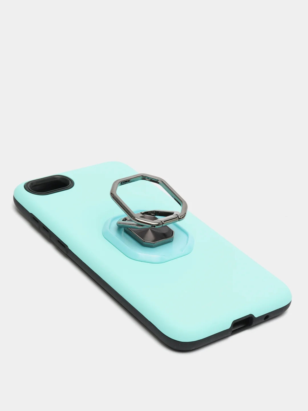 Бирюзовый чехол Honor 7A /7A Prime / 7S / Huawei Y5 2018 /Y5 Lite /Y5 Prime, с металлическим кольцом