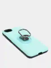 Бирюзовый чехол Honor 7A /7A Prime / 7S / Huawei Y5 2018 /Y5 Lite /Y5 Prime, с металлическим кольцом