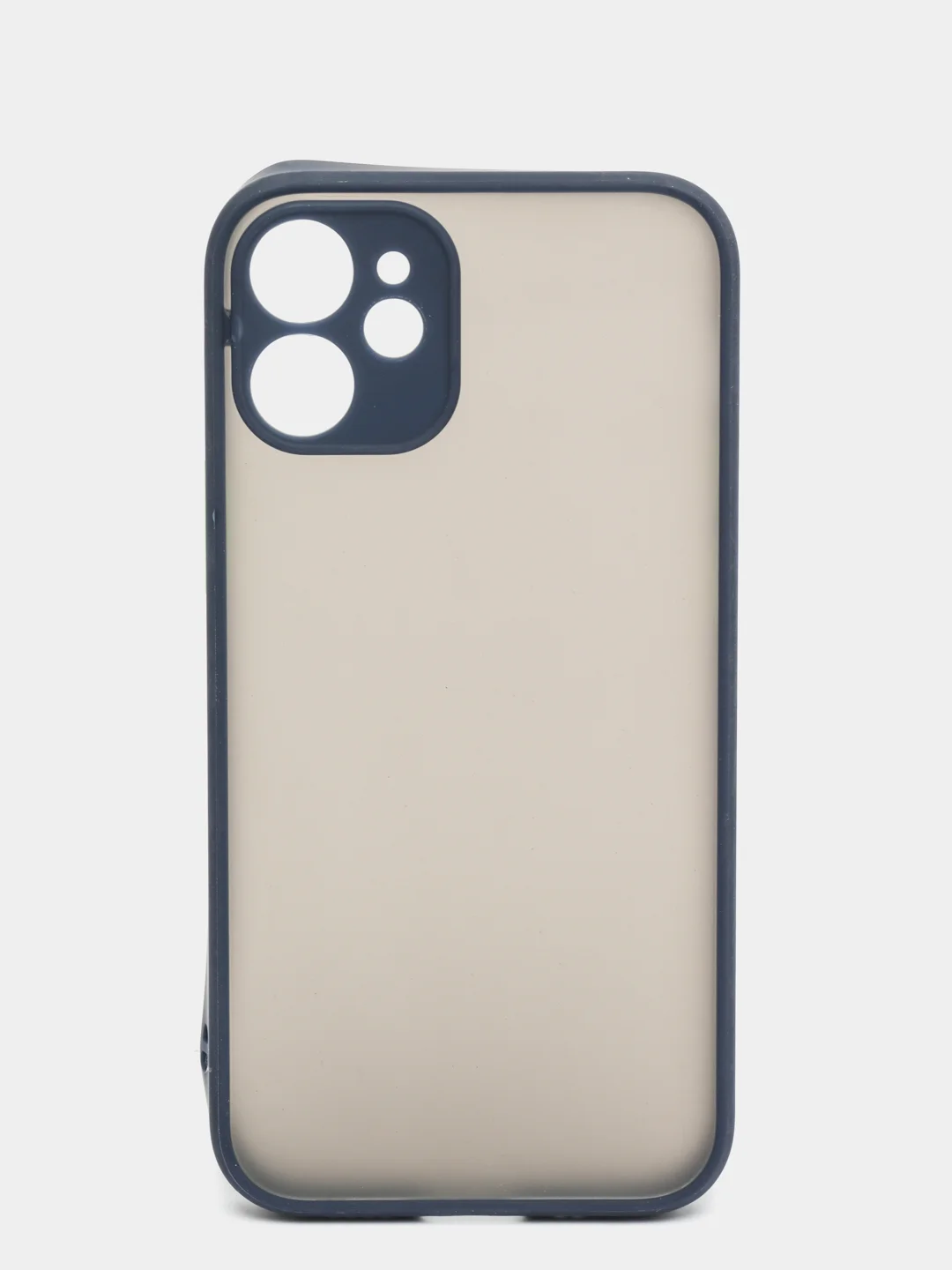 Темно-синий чехол iPhone 12 mini матовый