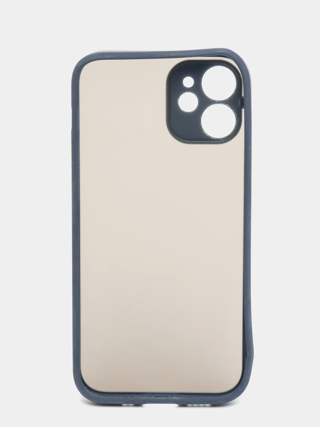 Темно-синий чехол iPhone 12 mini матовый