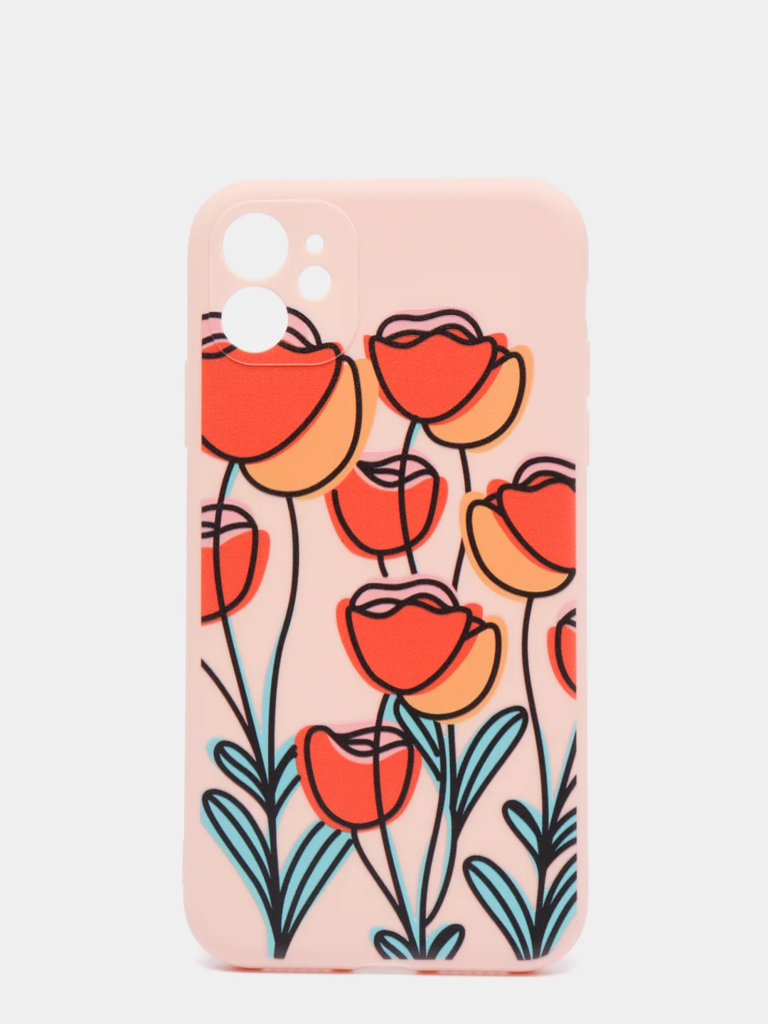 Коралловый чехол для iPhone 6/6s, 7/8/SE2, 7+/8+, X/XS, XR, XS Max, 11, 11 Pro, 12, 12 mini, 12 Pro