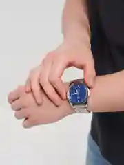 Черный часы мужские классические, с коробкой
