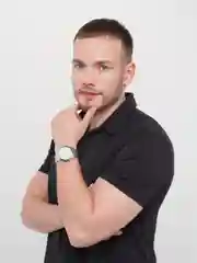 Хром часы мужские классические, с коробкой