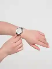 Хром часы мужские классические, с коробкой