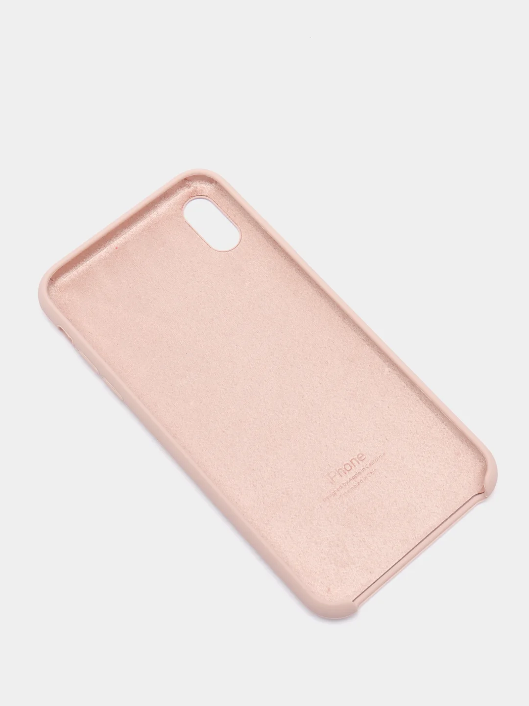 Бежевый чехол Silicone Case для iPhone XS Max