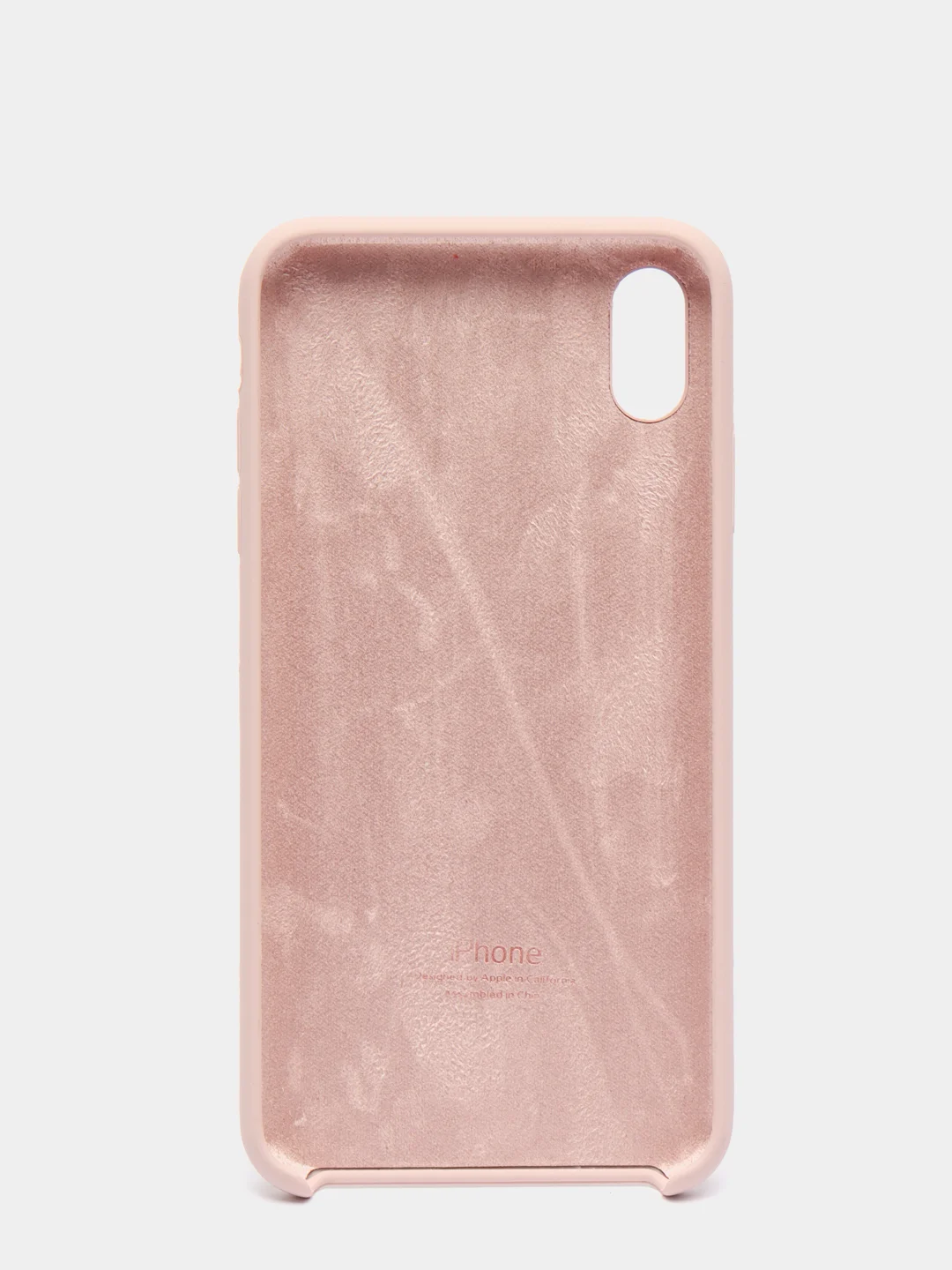 Бежевый чехол Silicone Case для iPhone XS Max