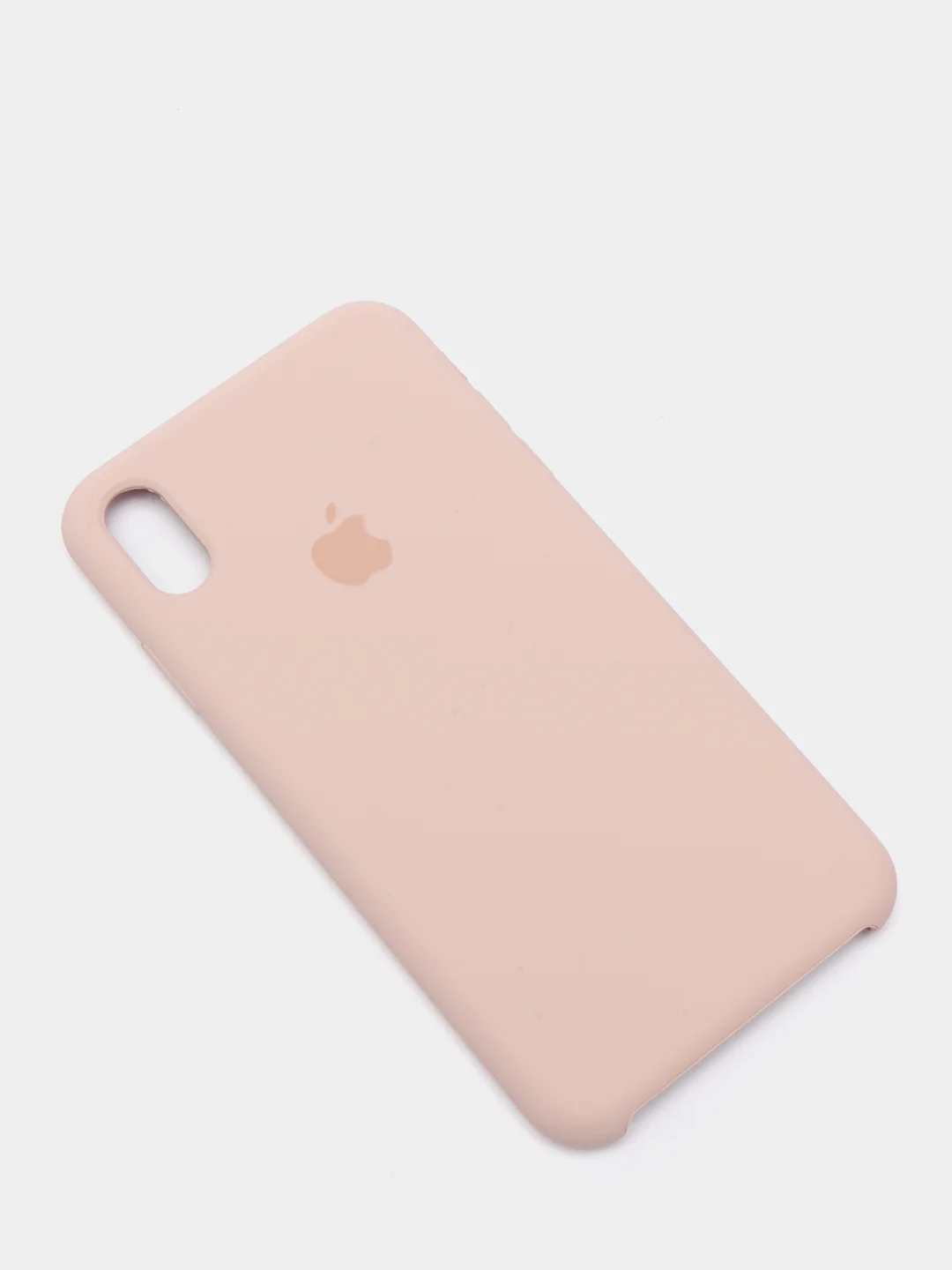 Бежевый чехол Silicone Case для iPhone XS Max
