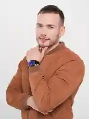 Хаки часы мужские классические, с коробкой