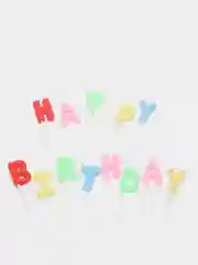 Цветные свечи Happy B-Day