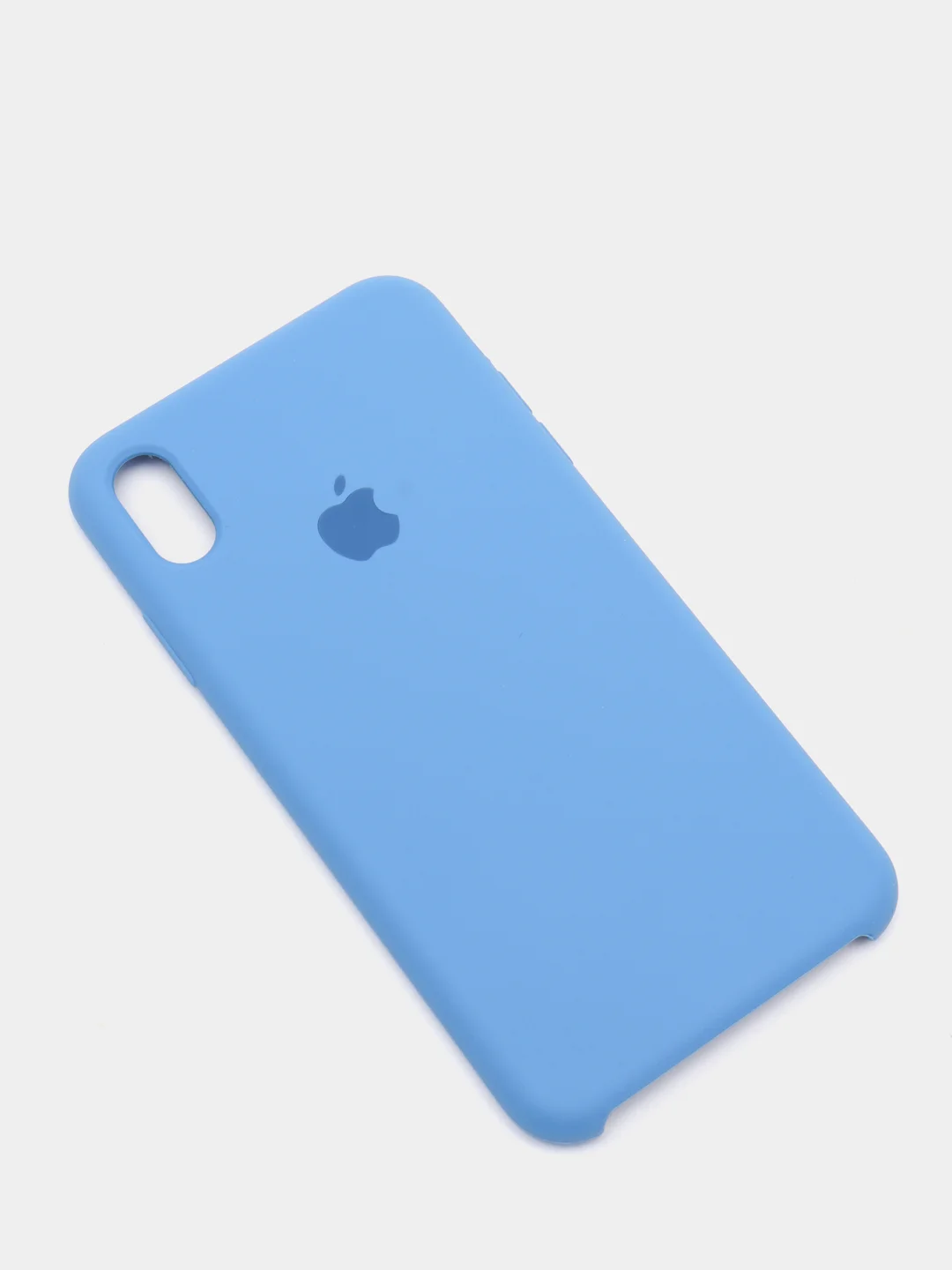Небесно-голубой чехол Silicone Case для iPhone XS Max