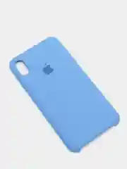 Небесно-голубой чехол Silicone Case для iPhone XS Max
