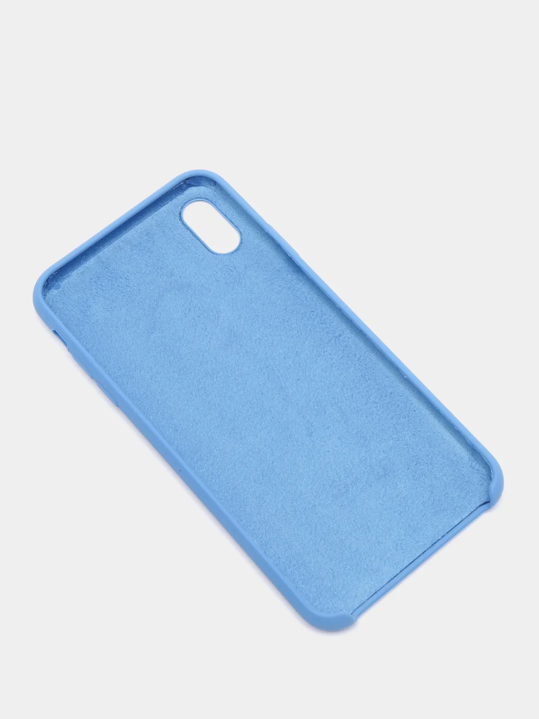 Небесно-голубой чехол Silicone Case для iPhone XS Max