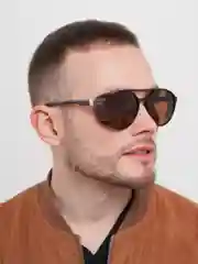 Коричневый мужские солнцезащитные очки M