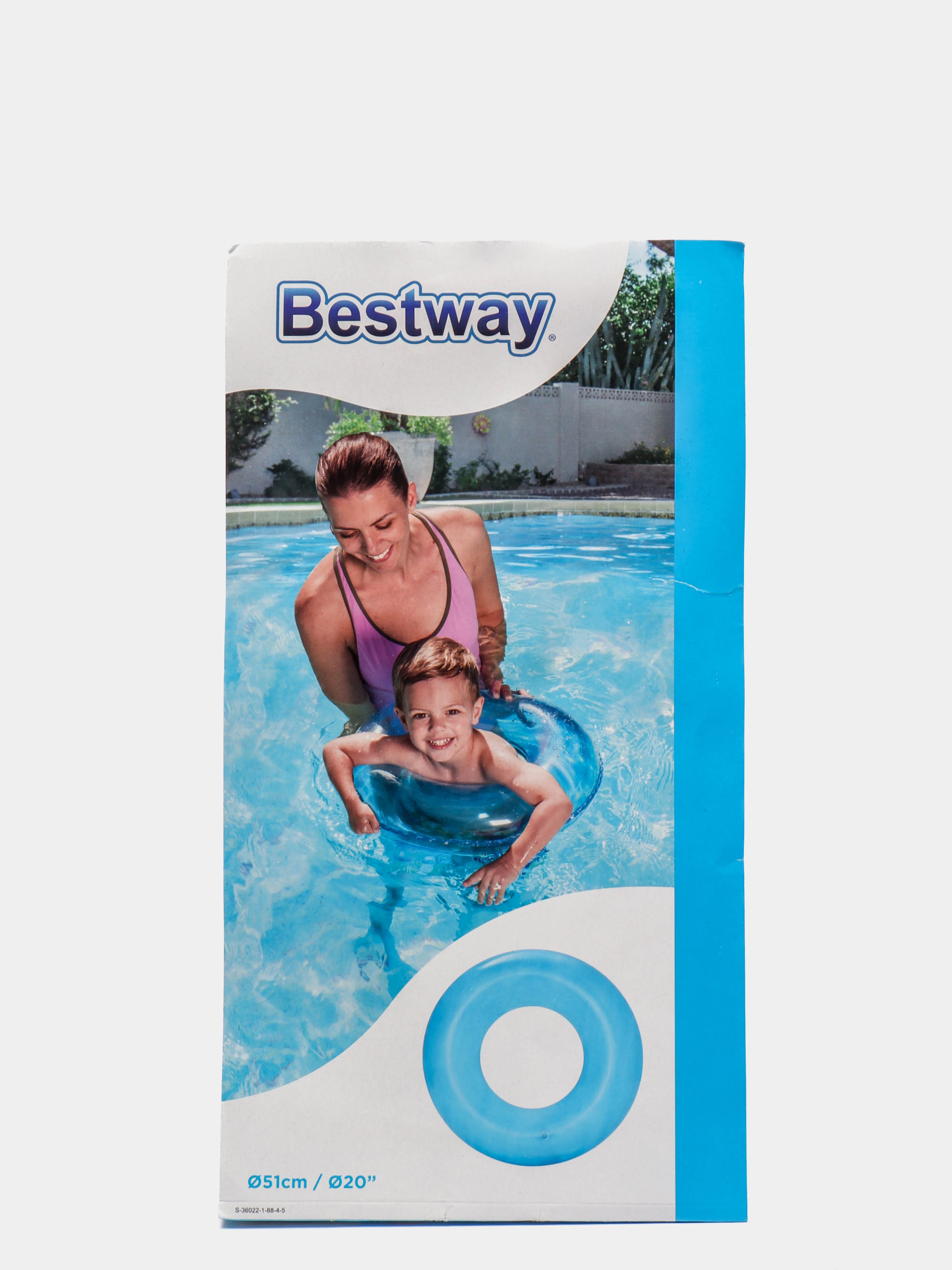 Голубой круг для плавания Bestway 51-91 см