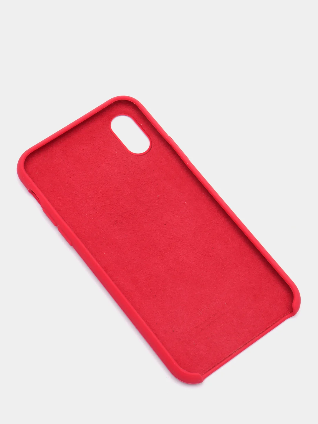Багровый чехол Silicone Case для iPhone X/XS силиконовый
