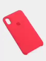 Багровый чехол Silicone Case для iPhone X/XS силиконовый