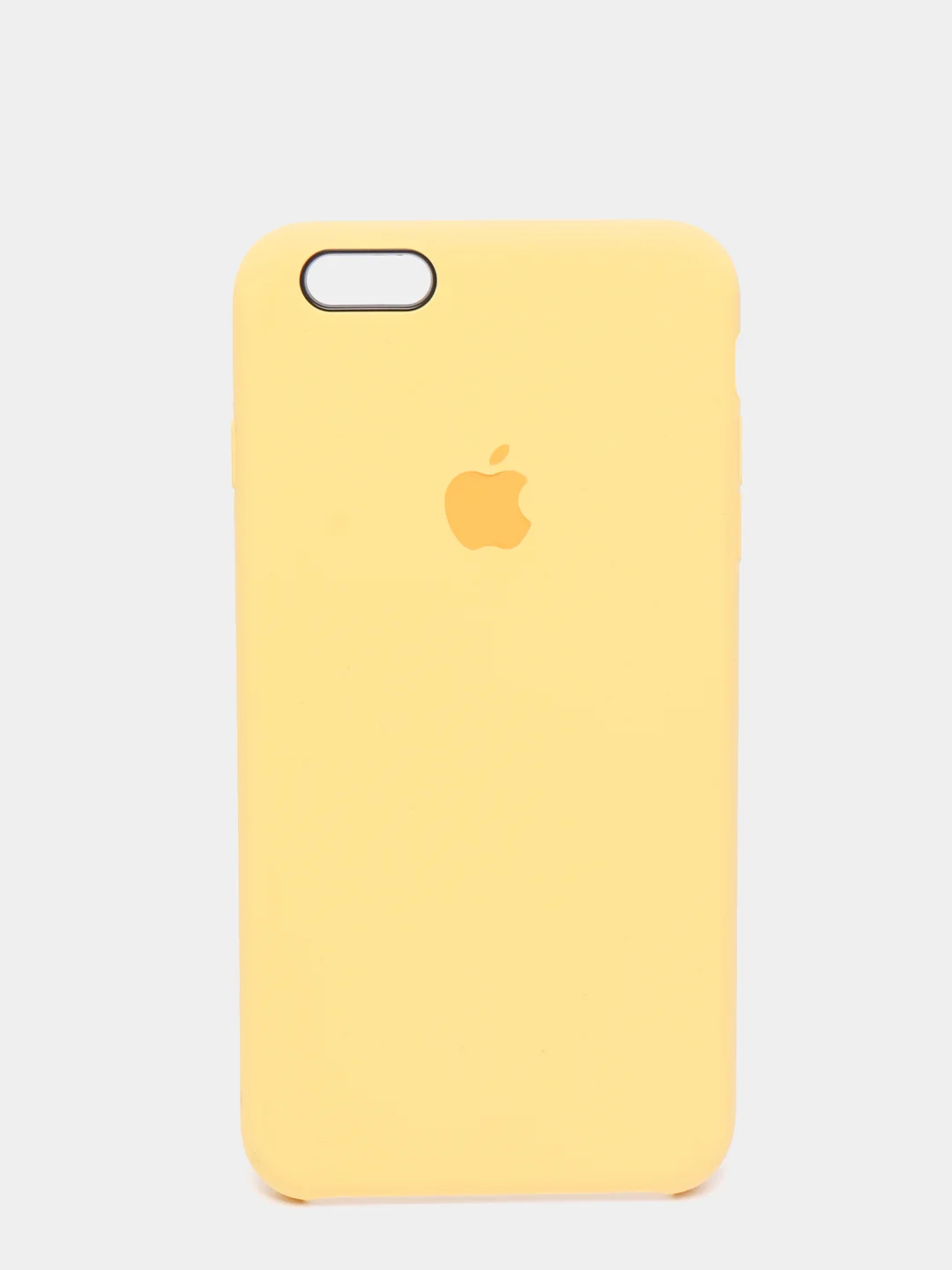 Желтый чехол Silicone Case для iPhone 6s Plus, силиконовый
