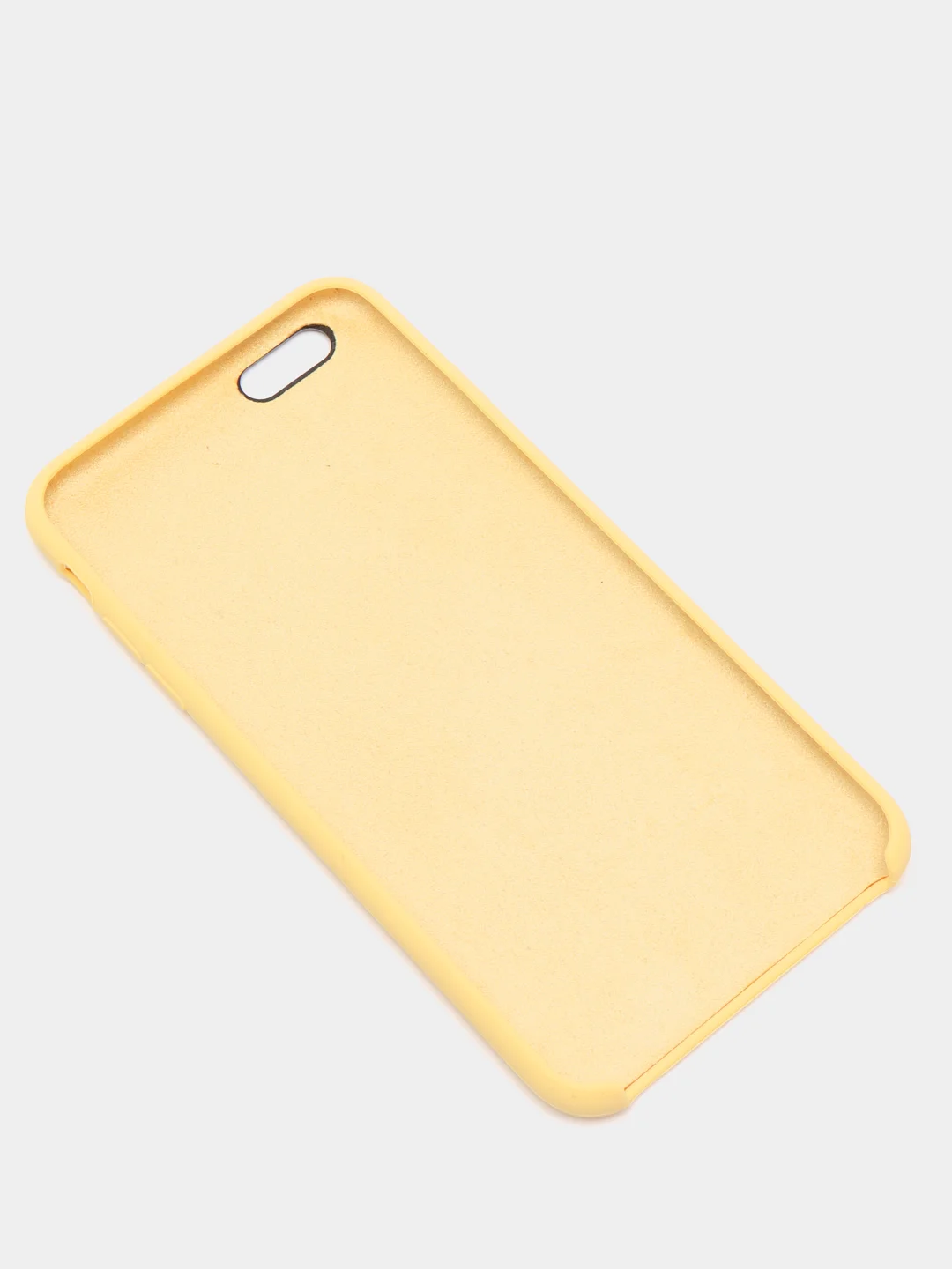 Желтый чехол Silicone Case для iPhone 6s Plus, силиконовый