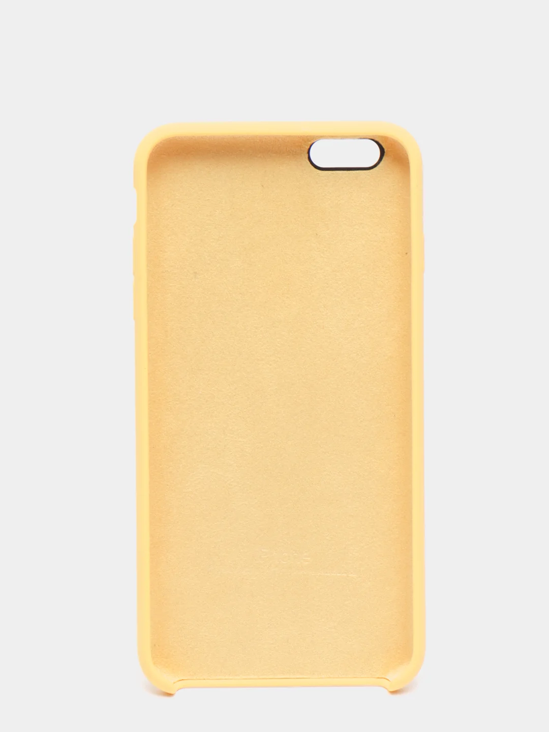 Желтый чехол Silicone Case для iPhone 6s Plus, силиконовый