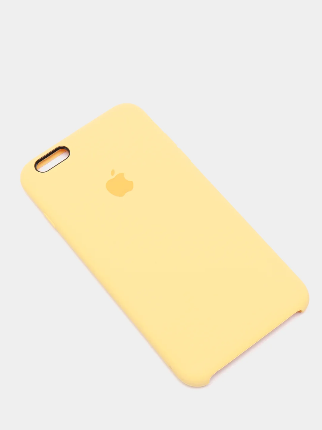 Желтый чехол Silicone Case для iPhone 6s Plus, силиконовый