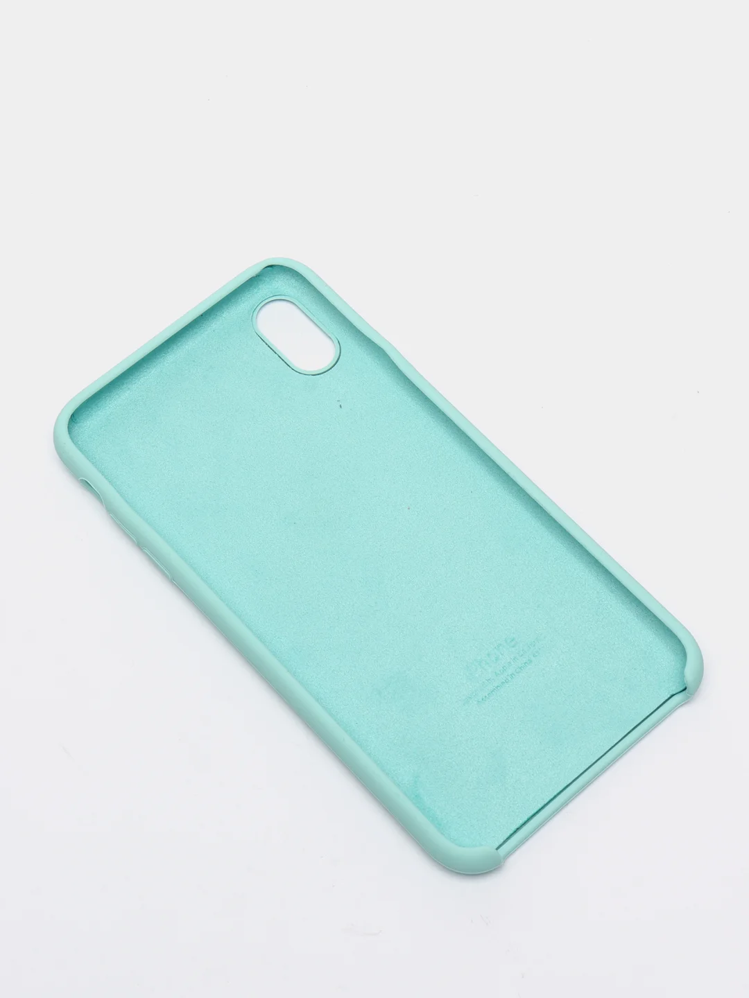 Бирюзовый чехол Silicone Case для iPhone XS Max
