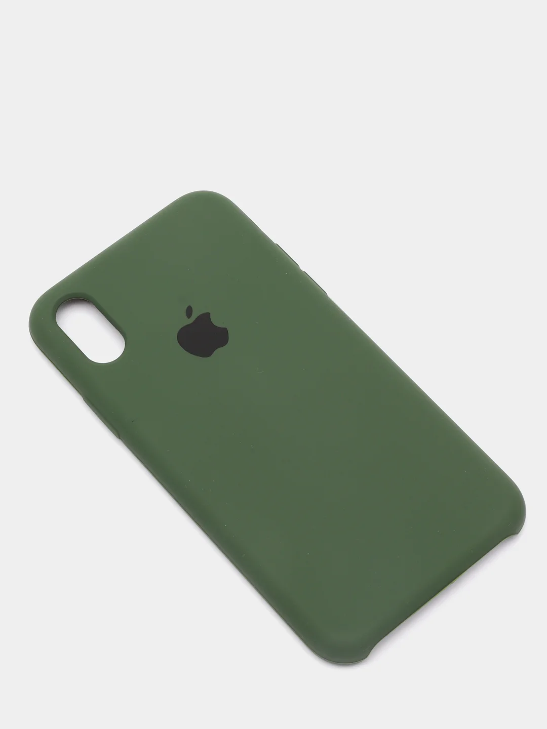 Лесной зеленый чехол Silicone Case для iPhone X/XS силиконовый
