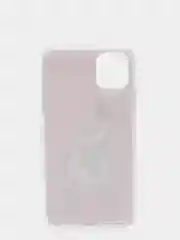 Розовый чехол Apple iPhone 11 (6.1) силиконовый с рисунком Сердце