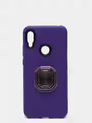Фиолетовый чехол Honor 8A / 8A Prime / Huawei Y6 2019 / Y6 Prime 2019, с металлическим кольцом