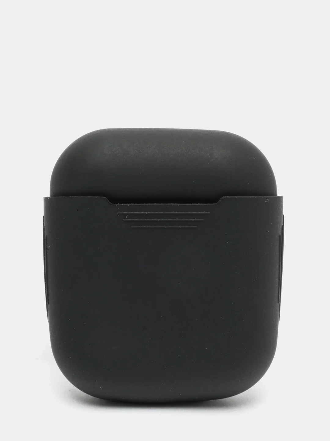 Черный чехол для Airpods 2, Airpods 1, силикон