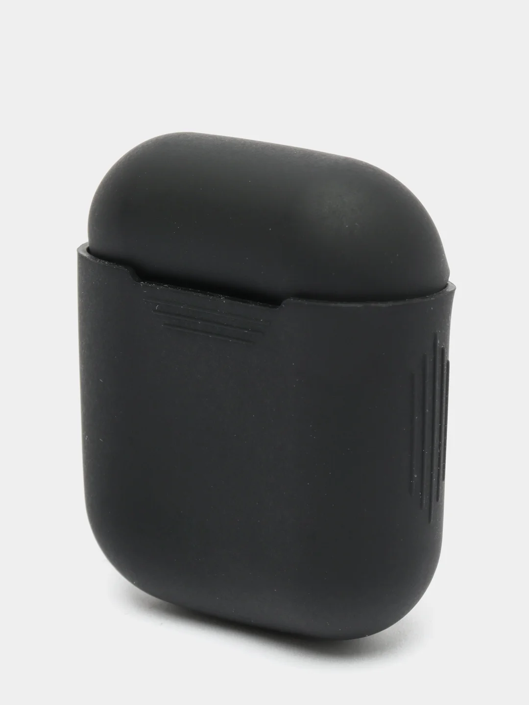 Черный чехол для Airpods 2, Airpods 1, силикон