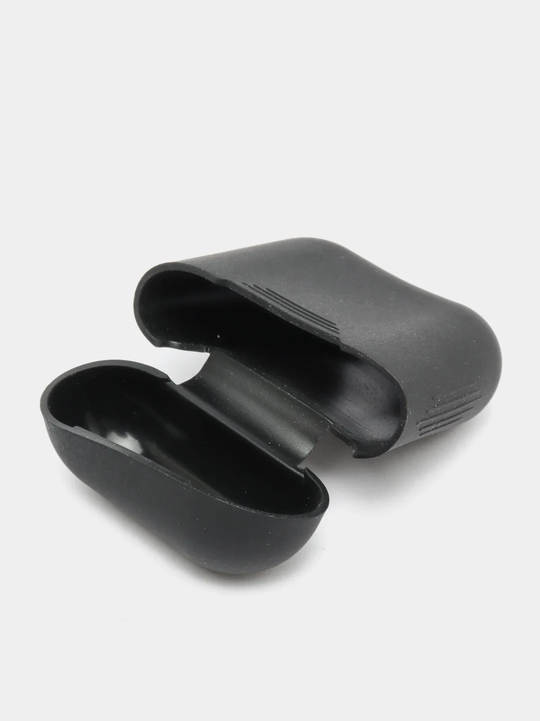 Черный чехол для Airpods 2, Airpods 1, силикон